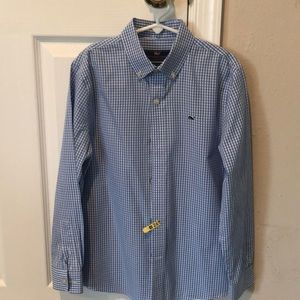 Vineyard Vines Boys checked dress shirt